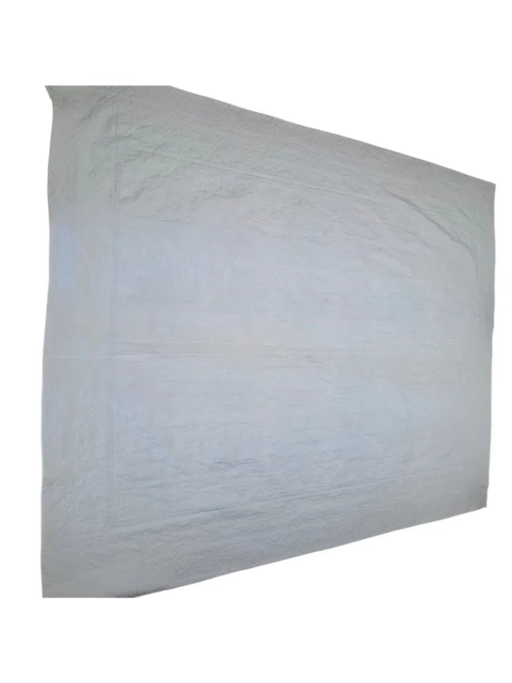 Vintage Pastel Patchwork Sawtooth Star Quilt 80x64